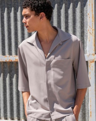 Overshirt Vittorio Venti μπεζ