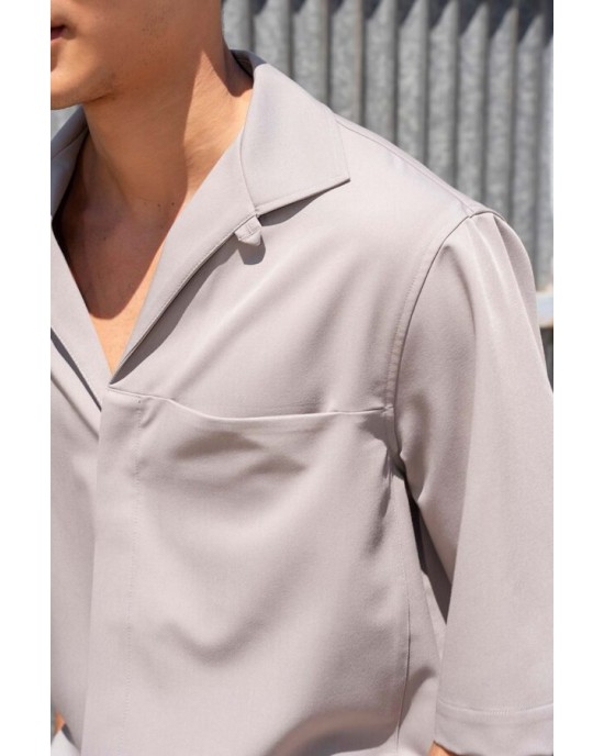 Overshirt Vittorio Morrone Venti μπεζ OVERSHIRT