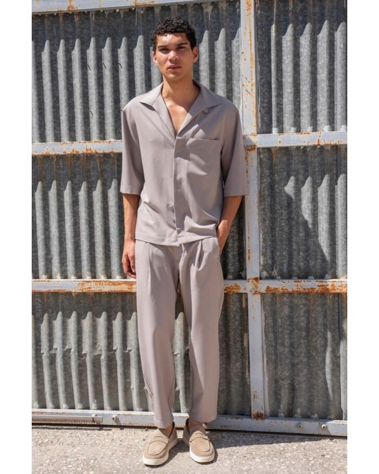 Overshirt Vittorio Morrone Venti μπεζ OVERSHIRT