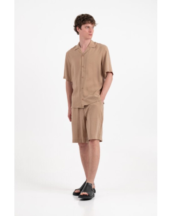 Overshirt Vittorio Vallezzia μπεζ OVERSHIRT
