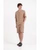 Overshirt Vittorio Vallezzia μπεζ OVERSHIRT