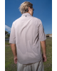 Πουκαμίσα Vittorio Damiano μπεζ OVERSHIRT