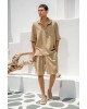 Πουκαμίσα Vittorio Bali μπεζ OVERSHIRT