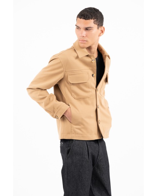 Overshirt Vittorio Mozzio ταμπά OVERSHIRT