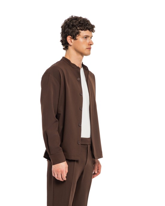 Overshirt Montavero καφέ OVERSHIRT