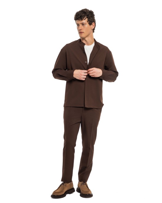 Overshirt Montavero καφέ OVERSHIRT