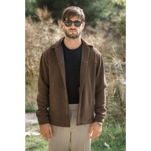 Overshirt Vittorio Bellarto καφέ