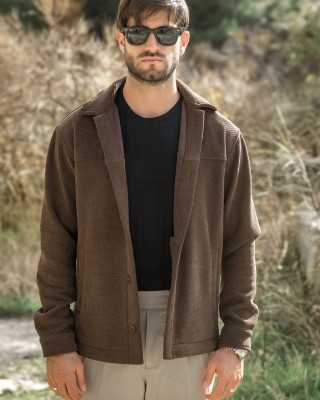 Overshirt Vittorio Bellarto καφέ