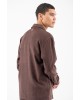 Overshirt Vittorio Arezzio καφέ OVERSHIRT