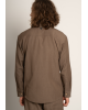 Πουκάμισα Vittorio City καφέ OVERSHIRT