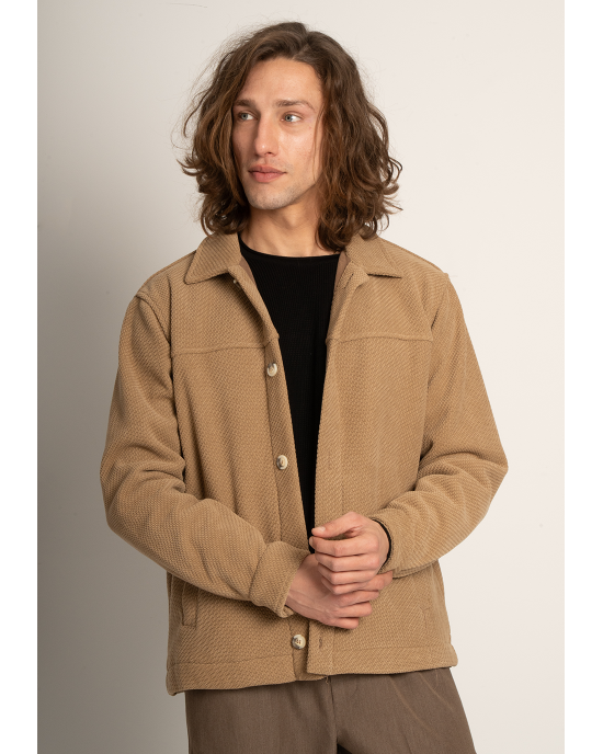 Overshirt Vittorio Bellarto καφέ OVERSHIRT