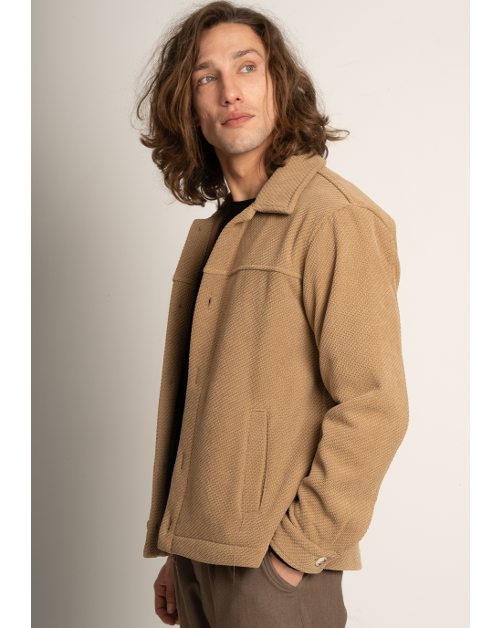 Overshirt Vittorio Bellarto καφέ OVERSHIRT