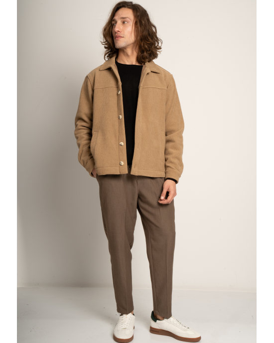 Overshirt Vittorio Bellarto καφέ OVERSHIRT