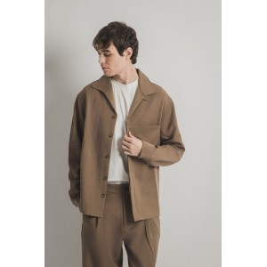 Overshirt Vittorio καφέ