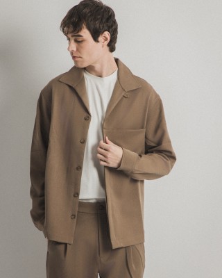 Overshirt Vittorio καφέ
