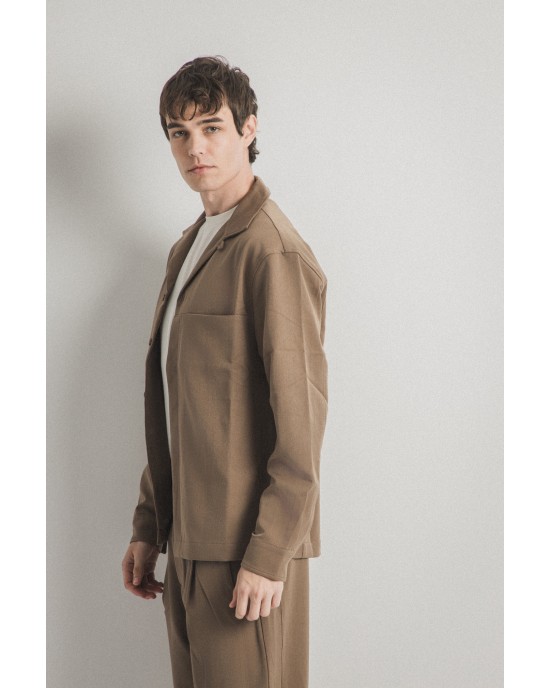 Overshirt Montavero καφέ OVERSHIRT
