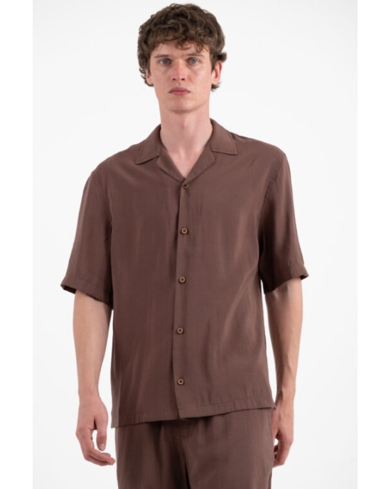 Overshirt Vittorio Vallezzia καφέ OVERSHIRT