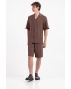 Overshirt Vittorio Vallezzia καφέ OVERSHIRT