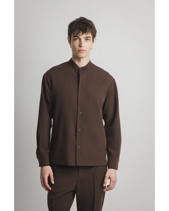 Overshirt Montavero καφέ OVERSHIRT
