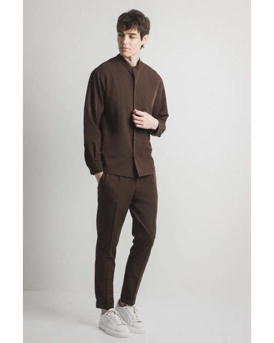 Overshirt Montavero καφέ OVERSHIRT