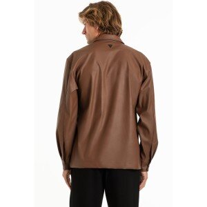 Πουκάμισο Vittorio Jimy ταμπά Πουκάμισο Vittorio Jimy ταμπά