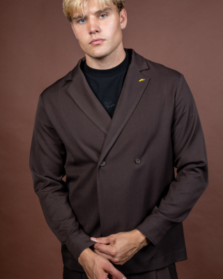 Overshirt Vittorio Riccardo καφέ