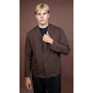 Overshirt Montavero καφέ