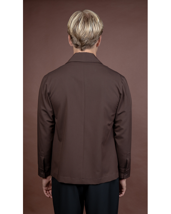Overshirt Montavero καφέ OVERSHIRT