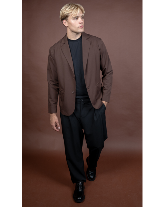 Overshirt Montavero καφέ OVERSHIRT