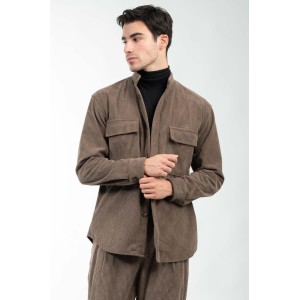 Overshirt Vittorio Jacob καφέ