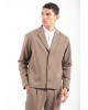 Πουκαμίσα Vittorio Pescara καφέ OVERSHIRT