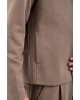 Πουκαμίσα Vittorio Pescara καφέ OVERSHIRT