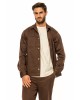 Overshirt Vittorio Saletto καφέ OVERSHIRT Overshirt Vittorio Saletto καφέ OVERSHIRT