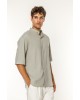 Πουκάμισο Vittorio Santo γκρι OVERSHIRT