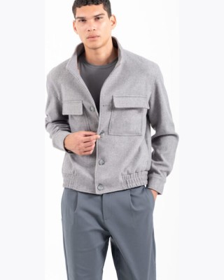 Overshirt Vittorio Mazzano γκρι