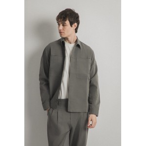 Overshirt Vittorio Primo γκρι