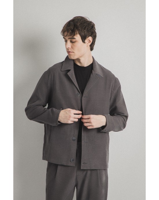 Overshirt Vittorio Francesco γκρι OVERSHIRT