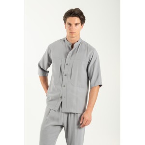 Πουκαμίσα Vittorio Capri γκρι Πουκαμίσα Vittorio Capri γκρι