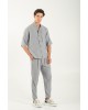 Πουκαμίσα Vittorio Capri γκρι OVERSHIRT