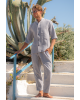 Πουκαμίσα Vittorio Capri γκρι OVERSHIRT