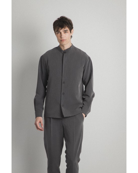 Overshirt Montavero γκρι σκούρο OVERSHIRT
