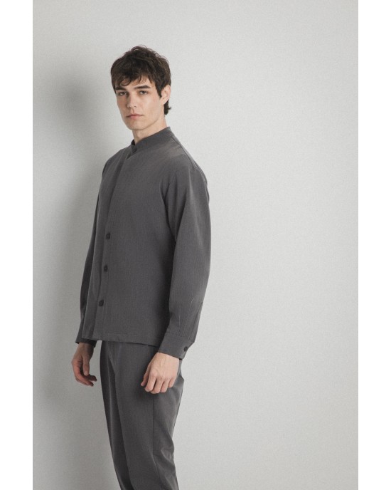 Overshirt Montavero γκρι σκούρο OVERSHIRT