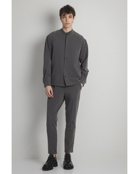 Overshirt Montavero γκρι σκούρο OVERSHIRT