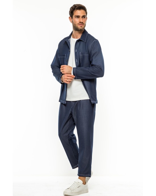 Overshirt Rebel μπλε OVERSHIRT