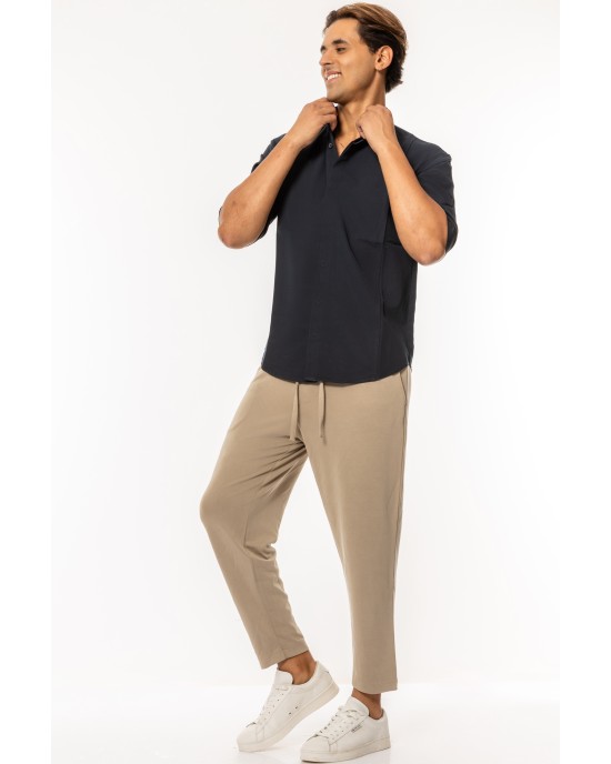 Πουκάμισο Vittorio Agrate μπλε OVERSHIRT