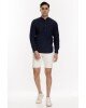 Πουκαμίσα Jack N Jones μπλε ΜΑΚΡΥΜΑΝΙΚΕΣ