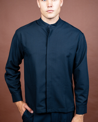 Overshirt Montavero μπλε
