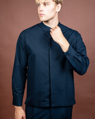 Overshirt Montavero μπλε