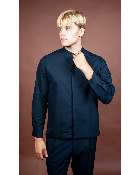 Overshirt Montavero μπλε OVERSHIRT