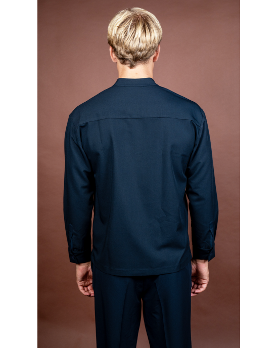 Overshirt Montavero μπλε OVERSHIRT